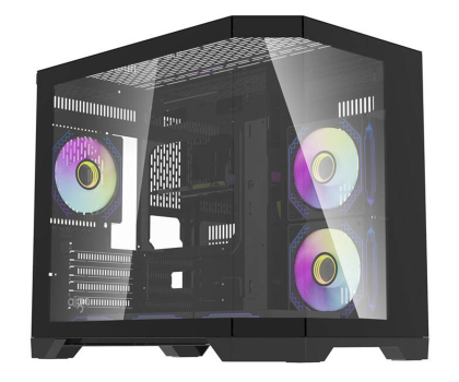 Obudowa DarkFlash FT418 Black ARGB